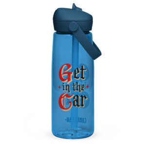 Get in the Car Flip straw water bottle