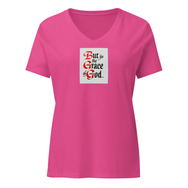But for the Grace of God - Women’s relaxed v-neck t-shirt - Image 6