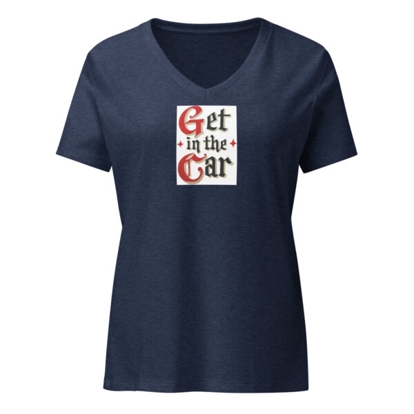 Get in the Car Women’s relaxed v-neck t-shirt - Image 9