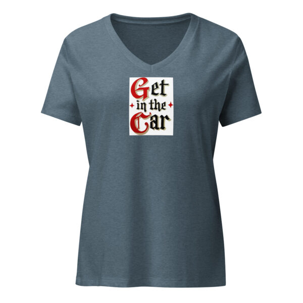 Get in the Car Women’s relaxed v-neck t-shirt - Image 8