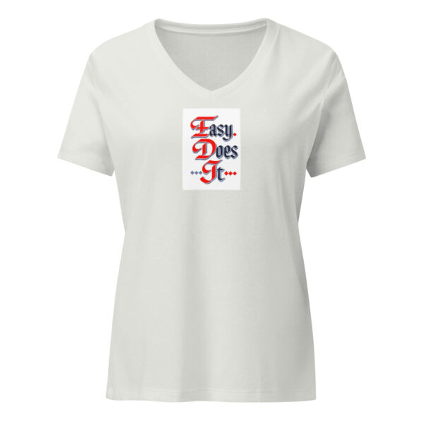 Easy Does It - Women’s relaxed v-neck t-shirt - Image 8