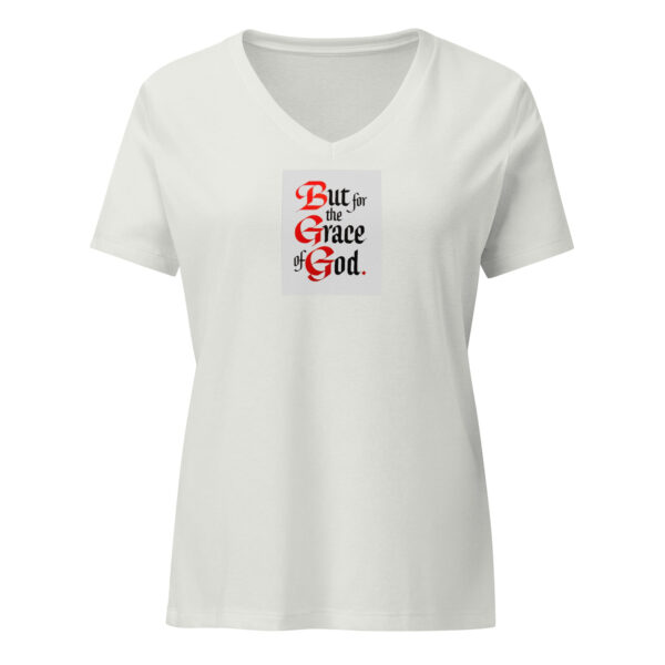 But for the Grace of God - Women’s relaxed v-neck t-shirt - Image 8